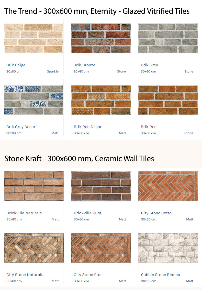 Brick Wall Tiles Kajaria India S No 1 Tile Company