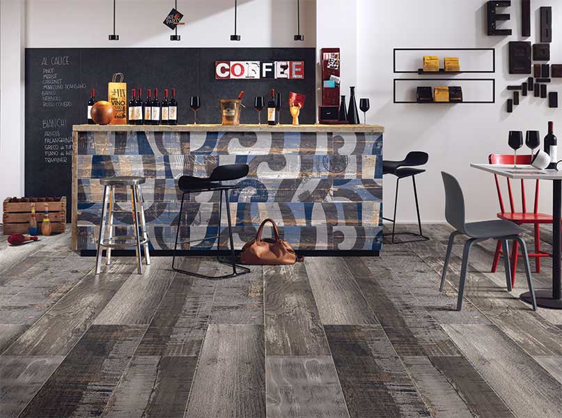 Living Room Wooden Floor Tiles India