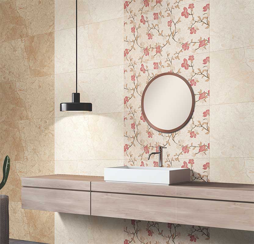 floral tiles design