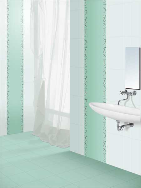 Bathroom Tiles Kajaria adora aqua, power line - 30x45 cm, wall tiles, glossy Bathroom Tiles Kajaria adora aqua, power line - 30x45 cm, wall tiles, glossy