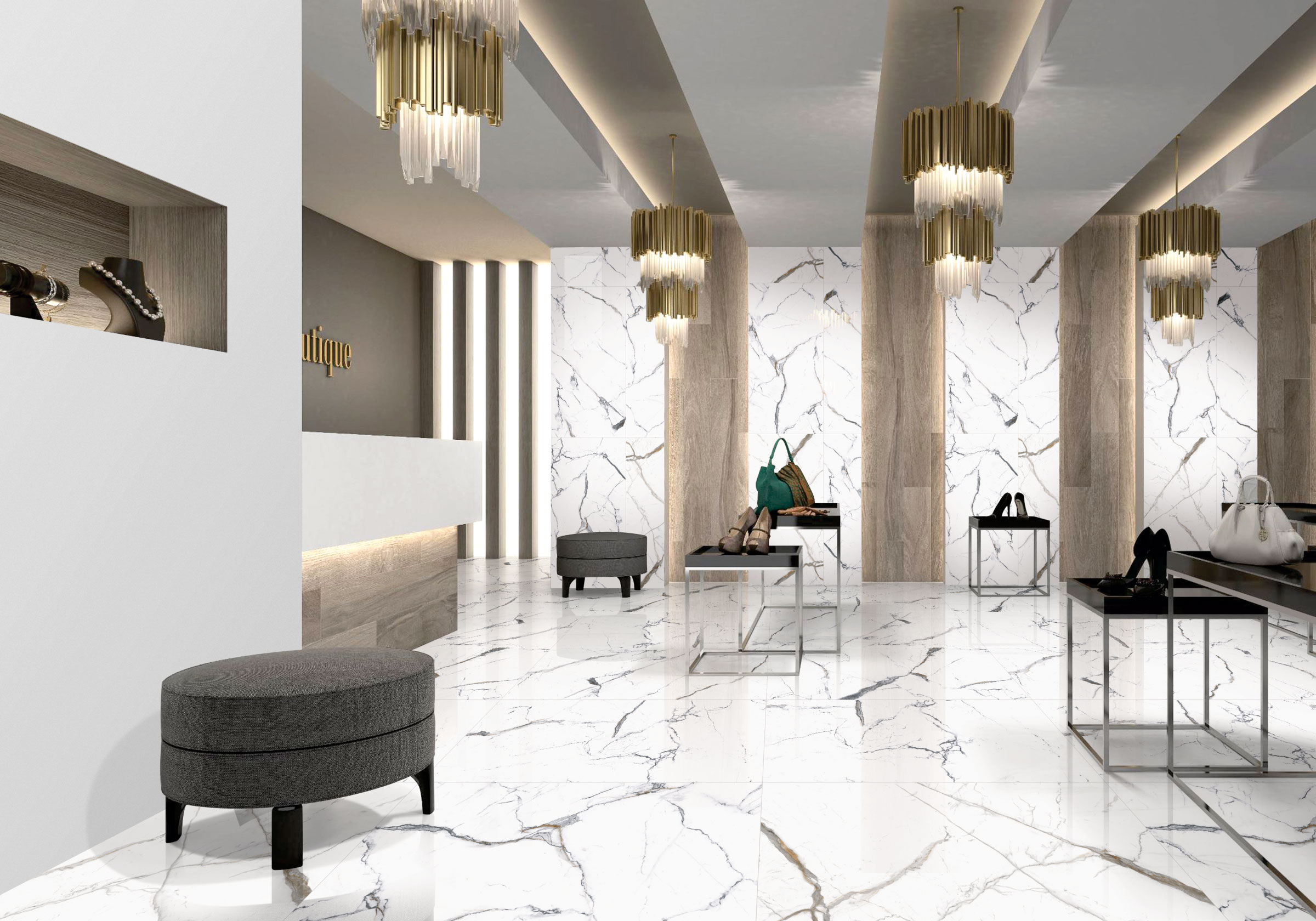 Ceramic tiles flooring