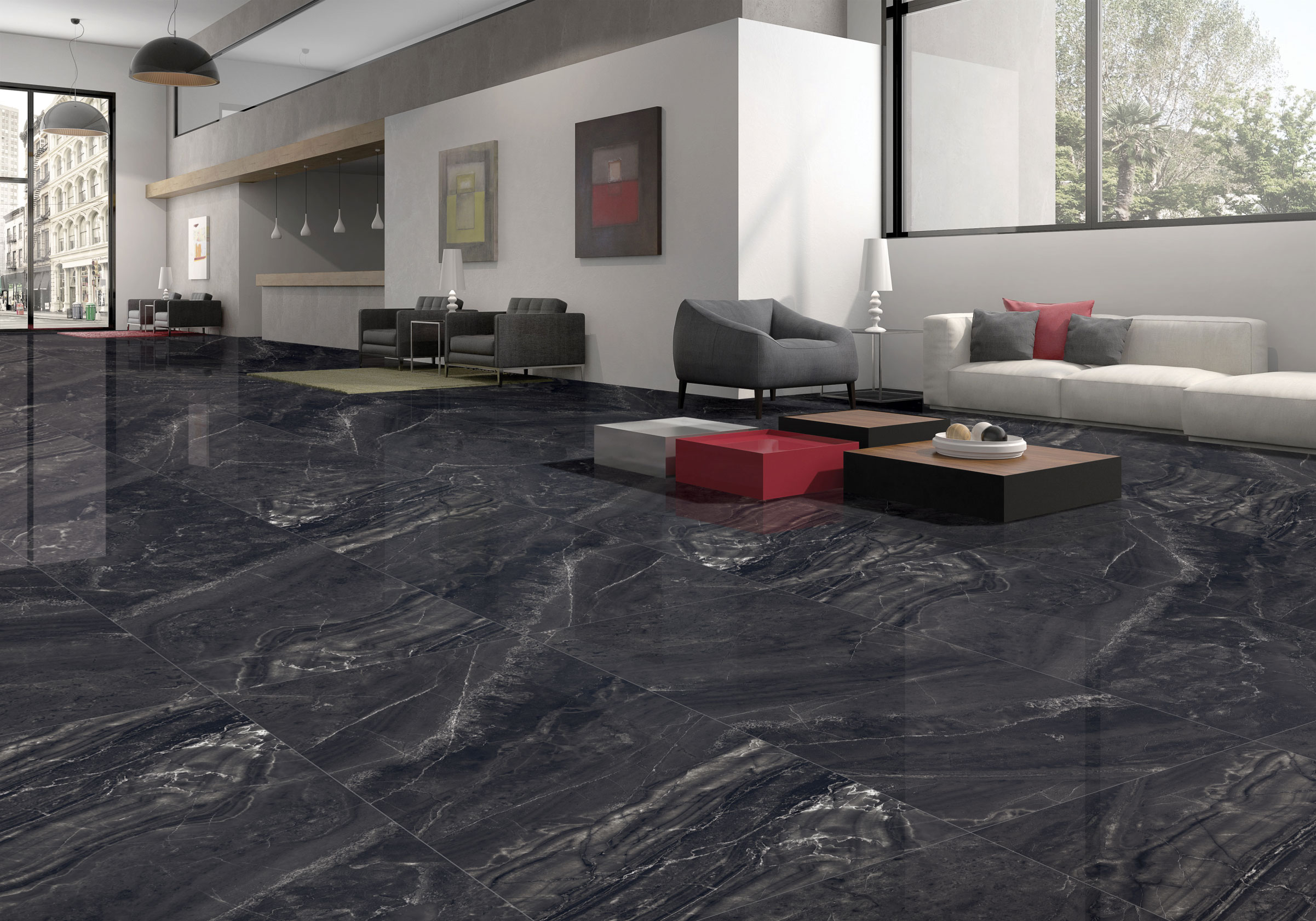 Black Tiles by Kajaria India