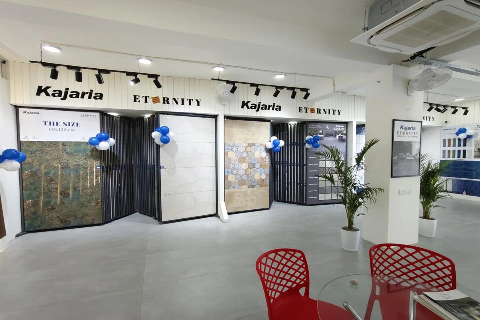 Aashirwad Trader, a new Kajaria Eternity World showroom inaugurated today near Felix Plaza Mall, Rampura, Gurugram.
