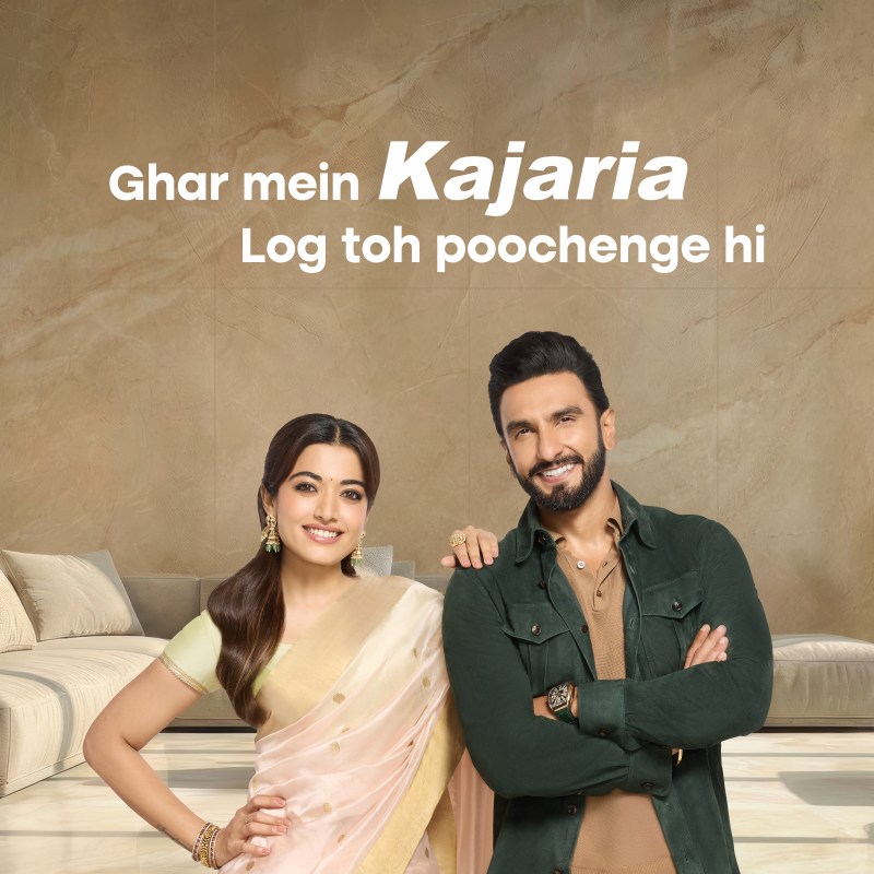 Rashmika Mandanna Joins Ranveer Singh in Kajaria’s New Campaign “Log Toh Poochenge Hi"