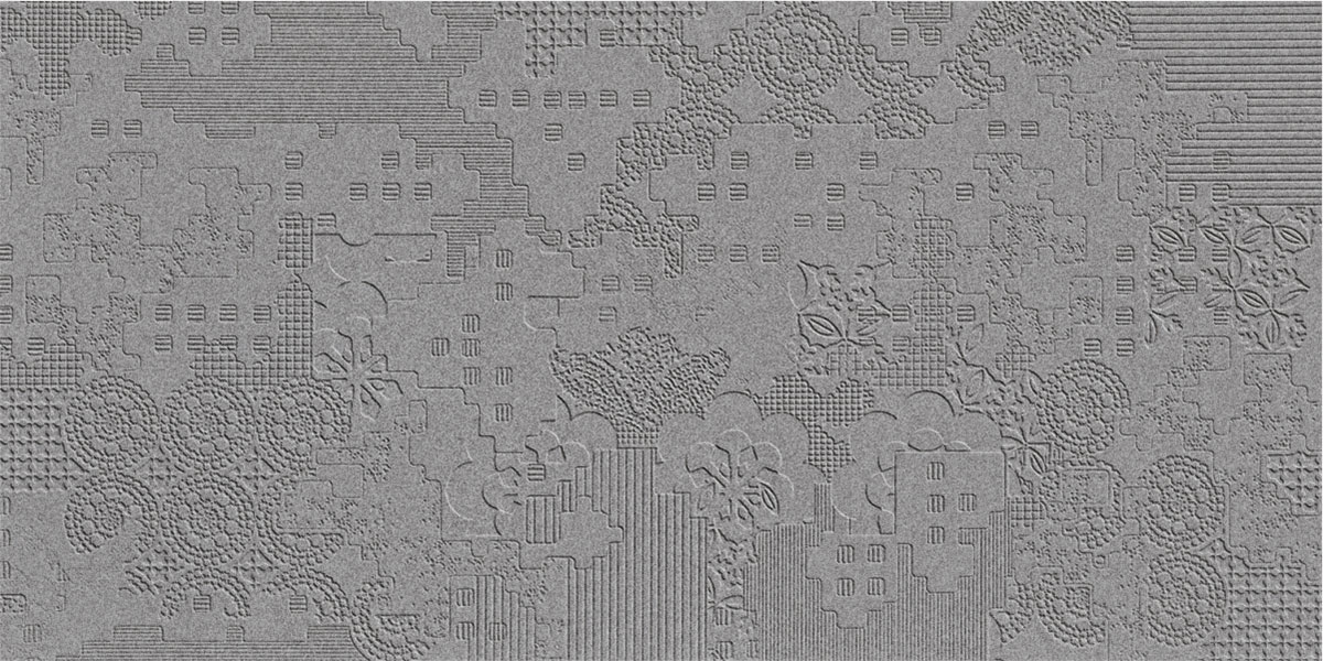 12662 (Dark Grey) - Geometric