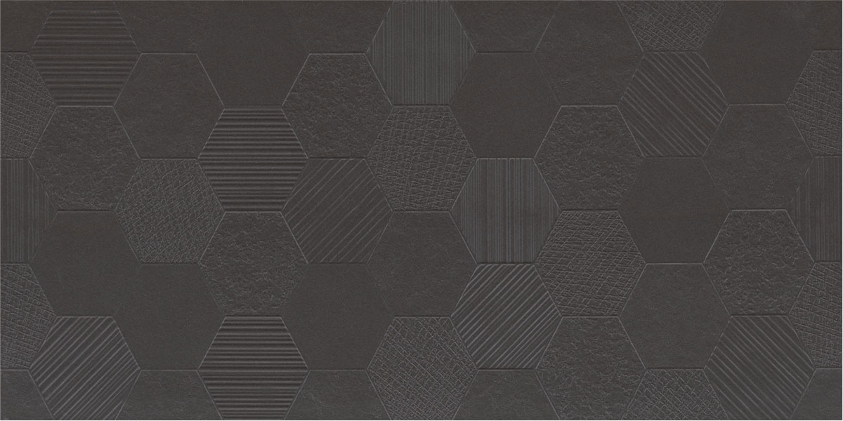 12666 (Black) - Hexagon